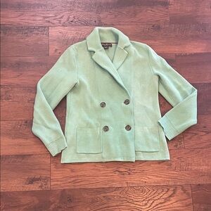 Eddie Bauer Green Pea Coat